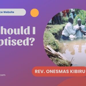 Why should I be baptised?